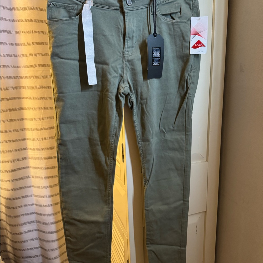 Olive Green Skinny Jeans